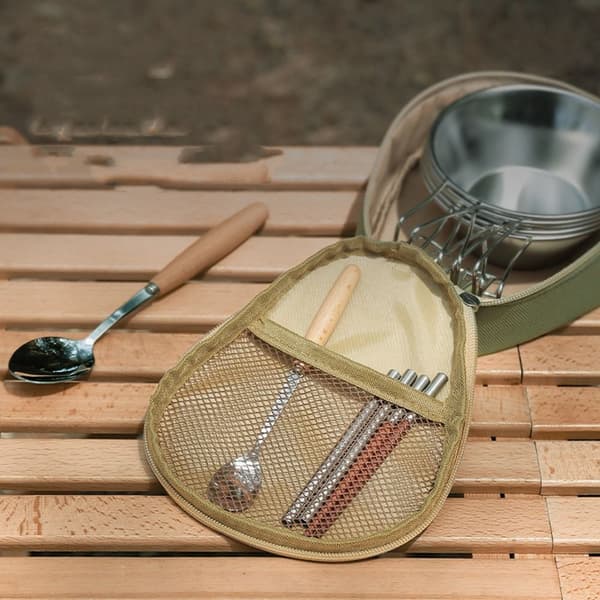 Picnic pussin case KHAKI khaki