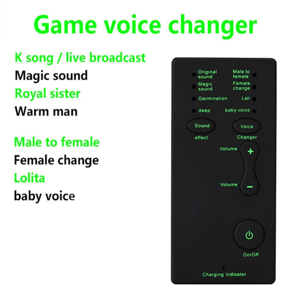 Voice Changer Device Mic Disguiser lydkort 1pc