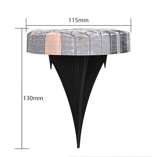 Solar Ground Lights 8 LEDs VIT LJUS VIT LJUS White Light