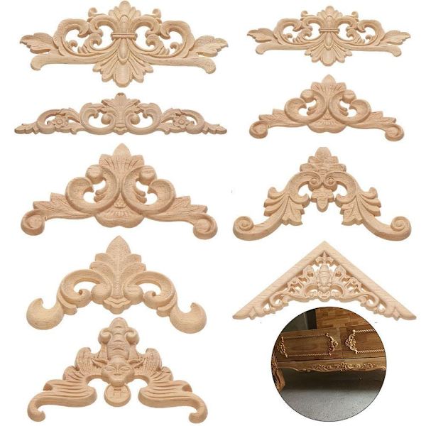 Träsnidade hantverk Träfigurer Hantverk 4 4 4
