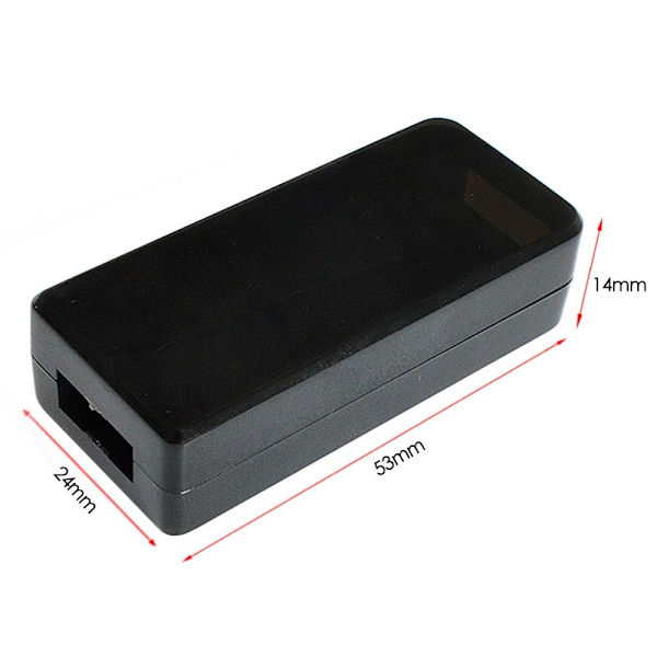 Elektronisk Project Box Vandtæt Cover Project SORT Black
