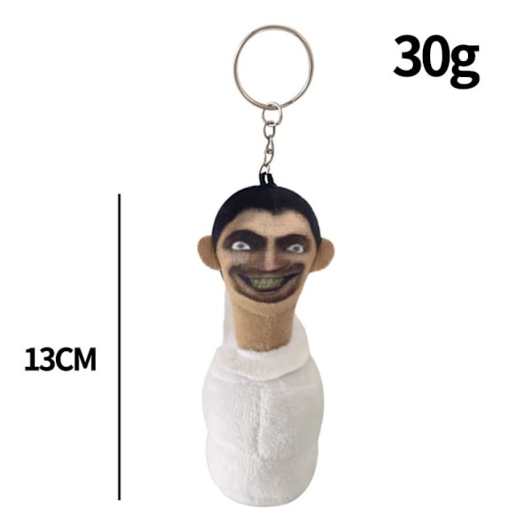 Man Plyschleksak Skibidi Doll Skibidi Toalett Plyschleksak Fylld Leksak