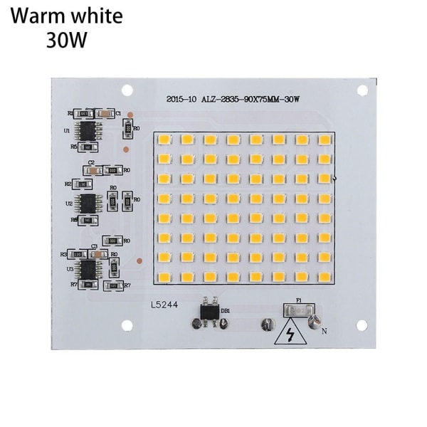 LED-siruhelmet Smart IC LÄMMINVALKOINEN 30W 30W warm white 30W-30W