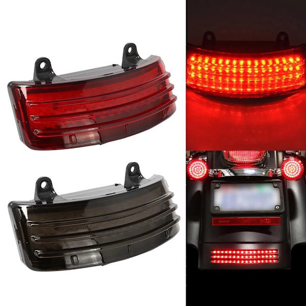 Motorcykel Baglygte Fender Light GRÅ gray