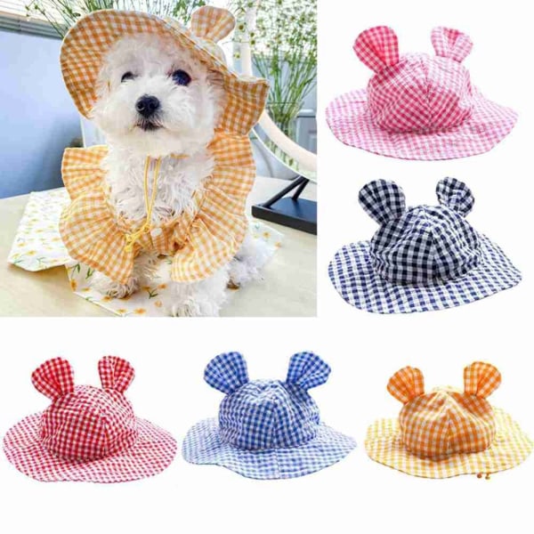 Pet Ear Hat Solskyddshatt GUL yellow