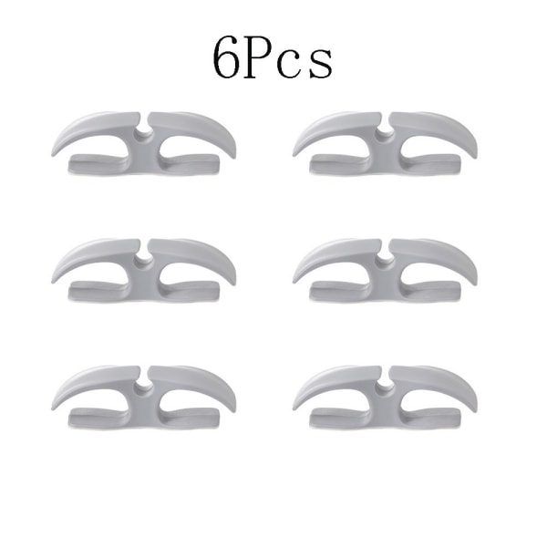 6stk Cord Organizer Cord Keeper Cord Wrapper Grey 6Pcs-6Pcs
