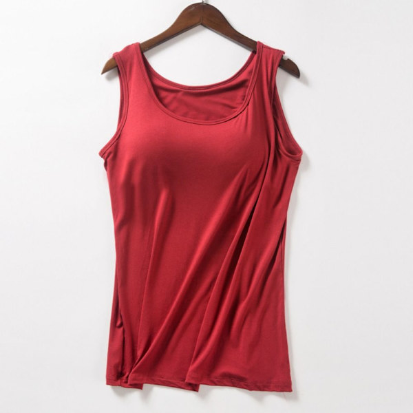 Strap Vest Basic Vest RED M red M