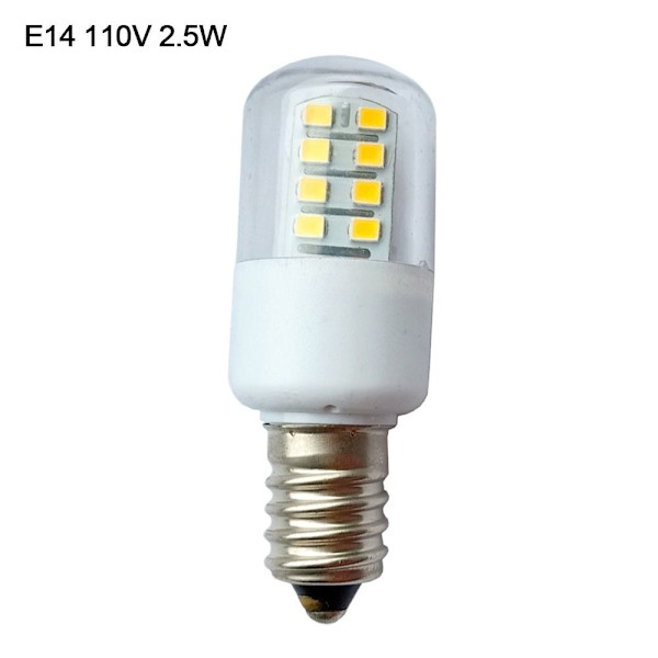 Jääkaapin polttimo Jääkaapin valaistus E14 110V 2.5W E14 110V 2.5W E14 110V 2.5W