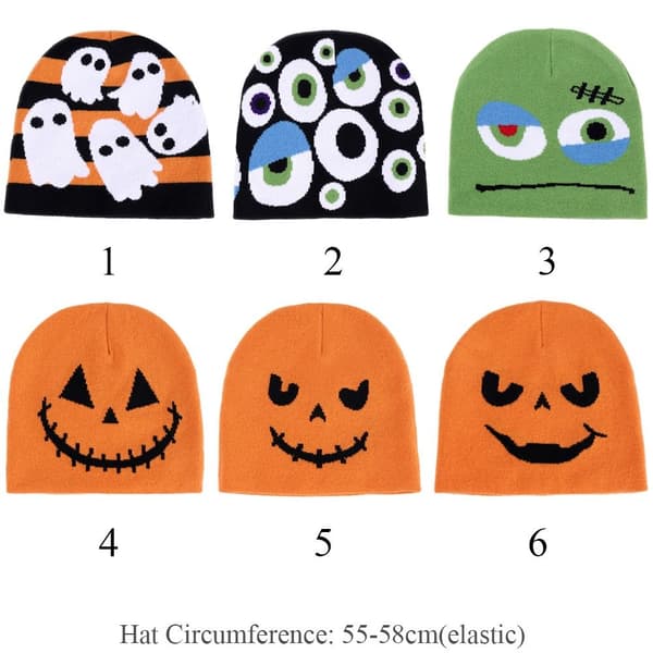 Beanie hat strikket hue 2 2 2