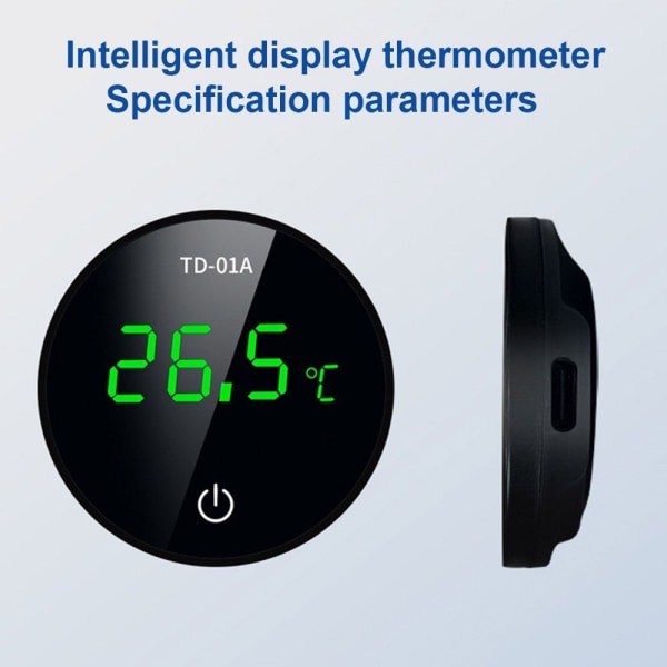 Akvarium termometer LCD Digital eksternt termometer Centigrade