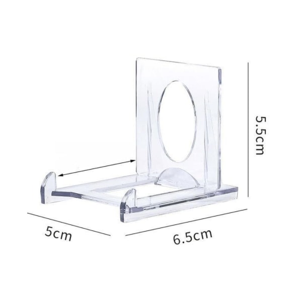 20 sæt Akryl Display Stand Klar Stand Mini Møntholdere Transparent 20pcs-20pcs