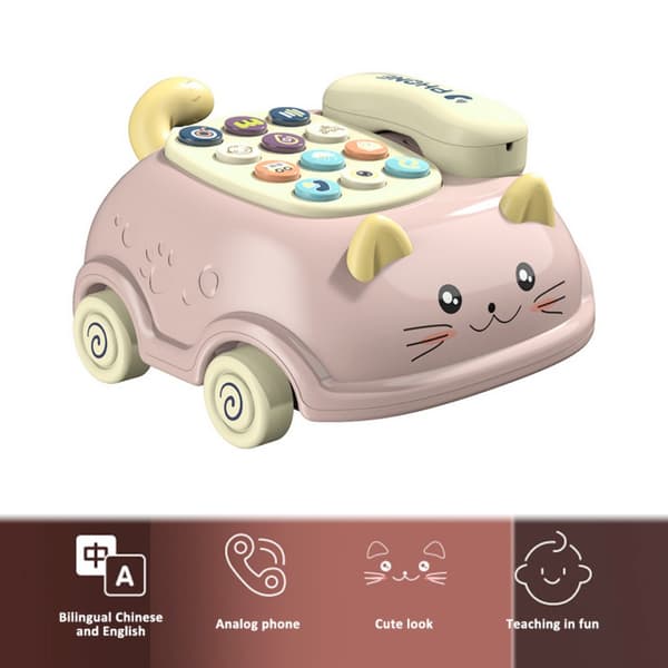 Educational Learning Toys Story Machine PINK pink