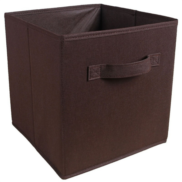 Canvas Förvaring Folding Box KAFFE coffee