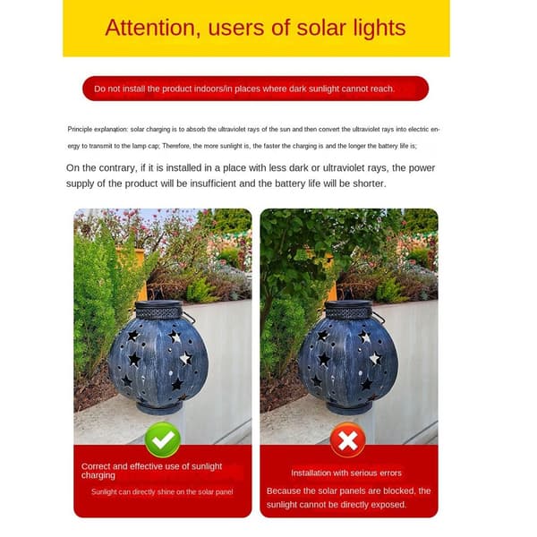 Solar Lights Led BLÅ blue