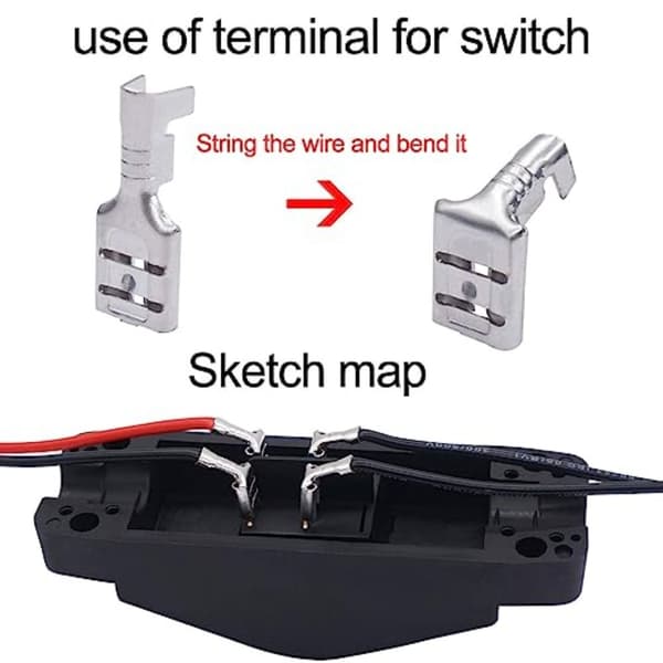 Inline Cord Switch ON Off Kytke linjan power