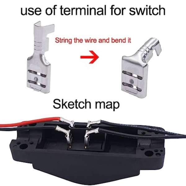 Inline ledningskontakt ON Off Switch in line Power Switch