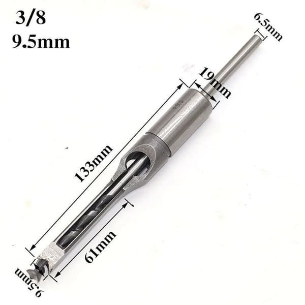Firkantet hull boreskruebitsføring 9,5MM 9.5mm