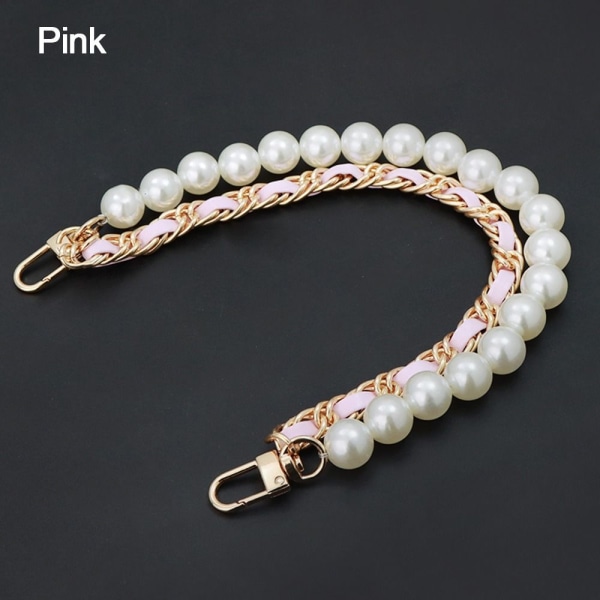 Pearl Strap Tasker Håndtaskehåndtag PINK Pink