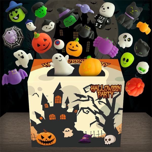 24 st Halloween Presentleksaker Blind Box