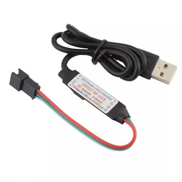 LED-lyskontroller RGB Dimmer 3Pin Jack