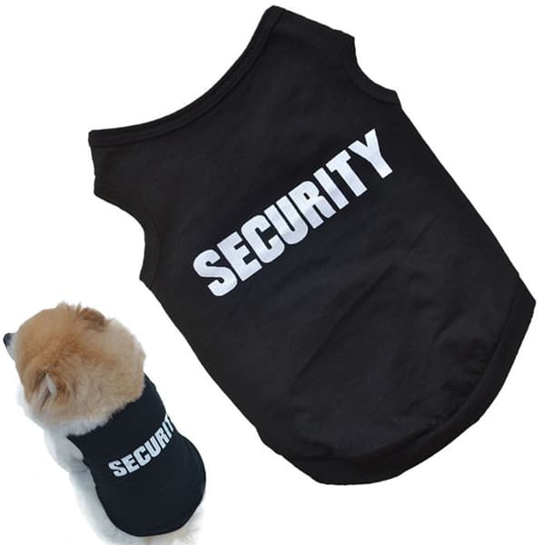 Husdjur Sommarkläder Hund Bröllopsdräkt Katt Casual SECURITY M Security  M