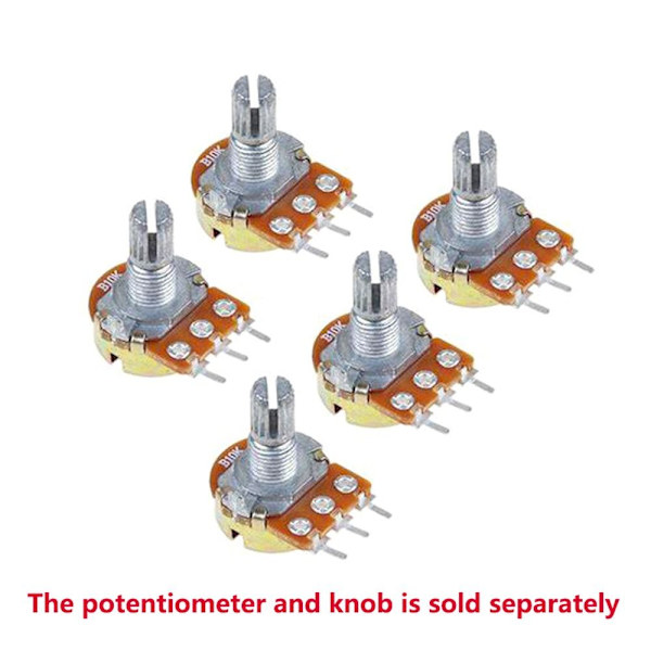 10 kpl lineaarinen potentiometri WH148N WH148 10 kpl B100K-15MM 10 kpl 10pcs B100K-15mm