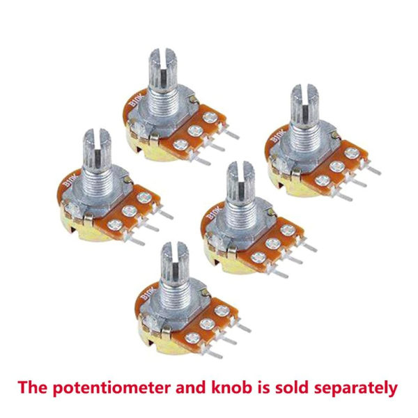 10 stk lineært potensiometer WH148N WH148 10 STK B10K-15MM 10 STK 10pcs B10K-15mm