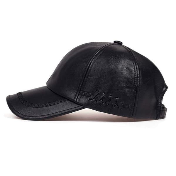 Læder Baseball Caps Termiske Hatte KHAKI khaki
