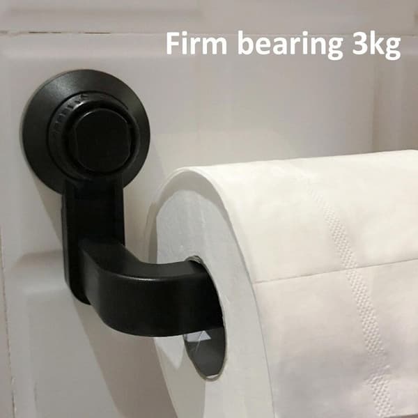 Roll Tissue Box Toiletpapir Holder SORT black