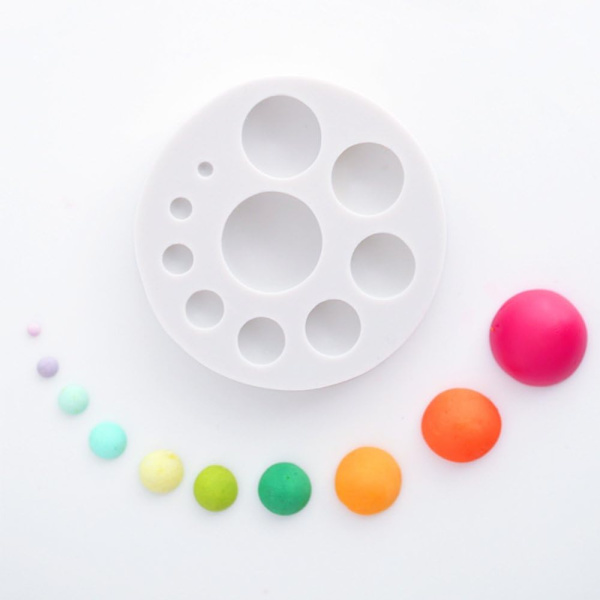 Dome Silikone Form Polymer Clay