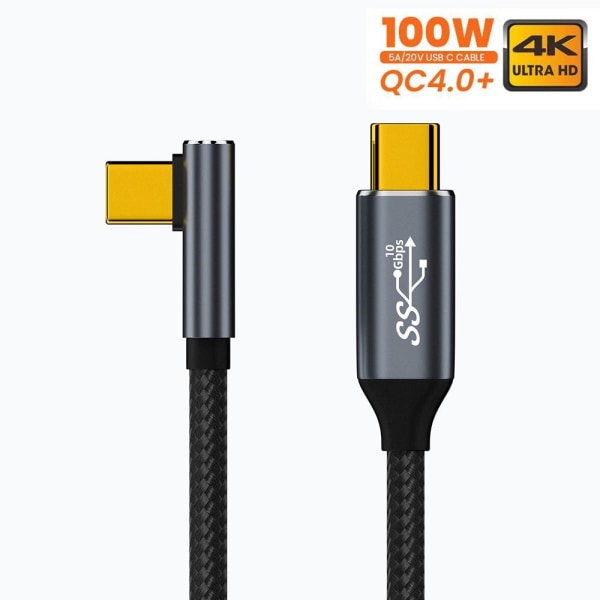 USB 3.1 Gen 2-kabel Typ-C till Type-C-sladd 1M 1m