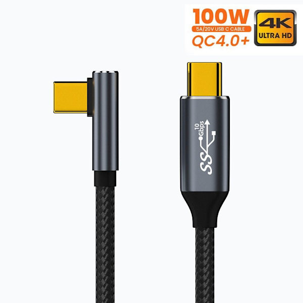USB 3.1 Gen 2-kabel Type-C til Type-C-ledning 2M 2m