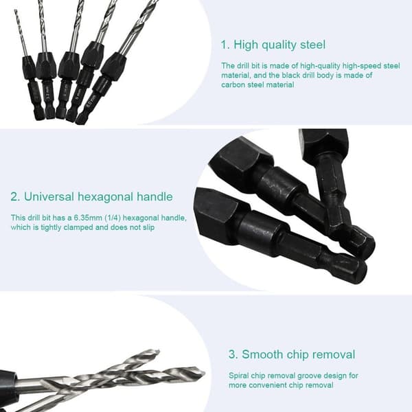 Twist Drill Drill Bit Åpningshull Bit