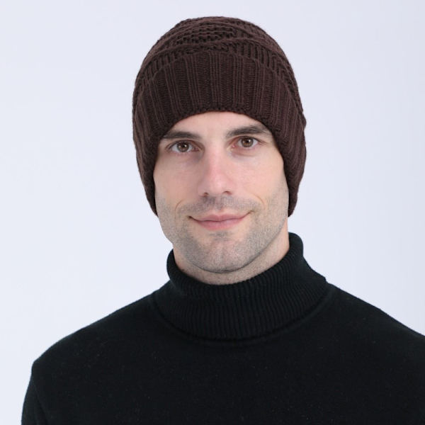 Hörselskydd Mössa Stickad Pullover Mössa GRÅ grey