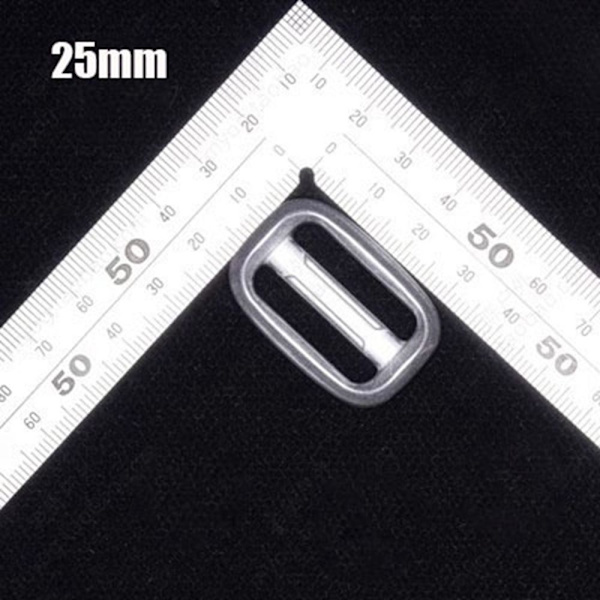 1 st Metall Stege Lås Slider Justera Spännen 38MM 38mm