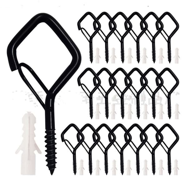 20st Q-Hooks Väggkrokar Säkerhetsspänne