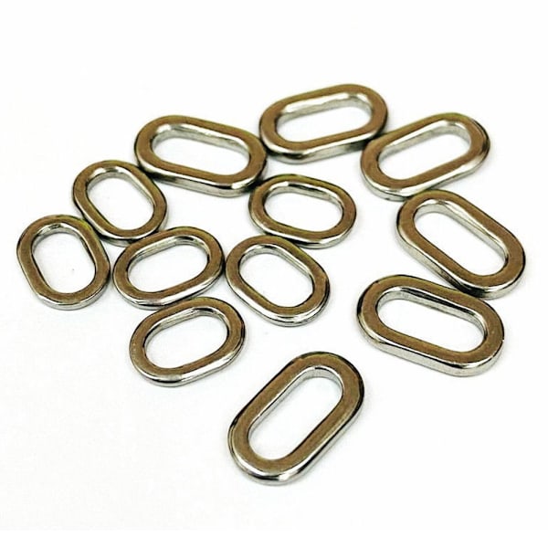 50stk Fiskelokkekobling Fiske Solid Ring XS XS