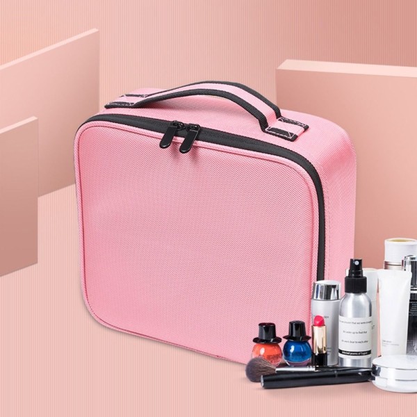 Vanity Case Beauty Box PUNAINEN red