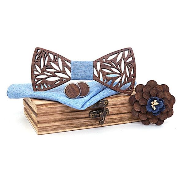 Tresløyfe Lommetørklesett Bowtie T201-C5 T201-C5 T201-C5