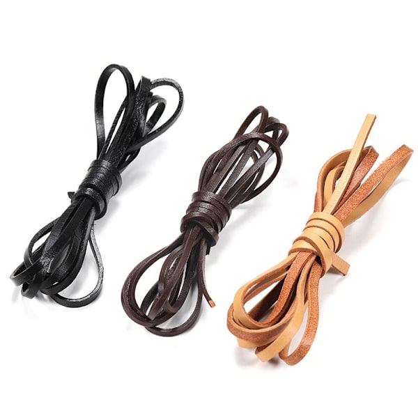 Läderrep Läder Topplager MÖRKBRUN dark brown