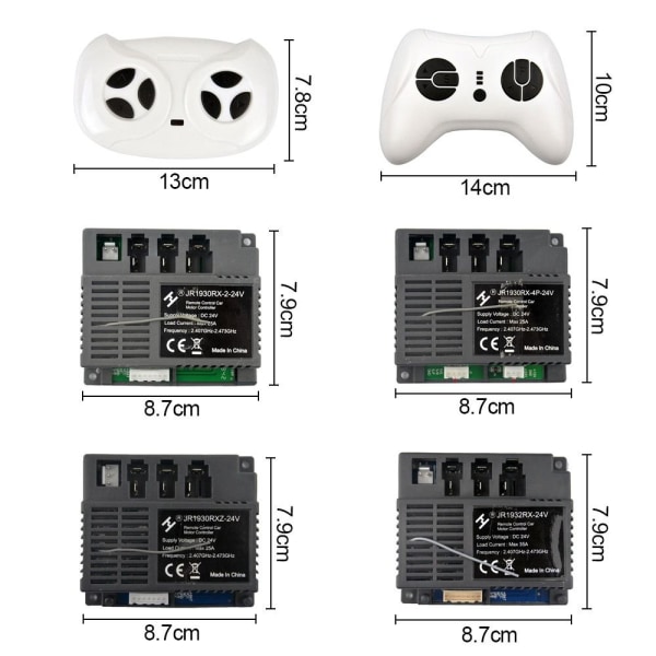 Barns elbilsmottagare Fjärrkontroll 1932RX-24V 1932RX-24V