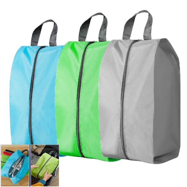 4 kpl Kengät Säilytyslaukut Kengät Laukku GREY L gray L