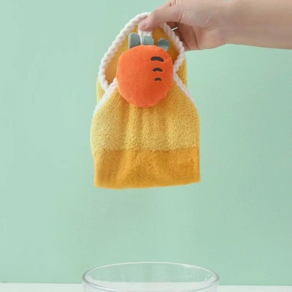 Hängande handduk Barnhandduk GUL yellow