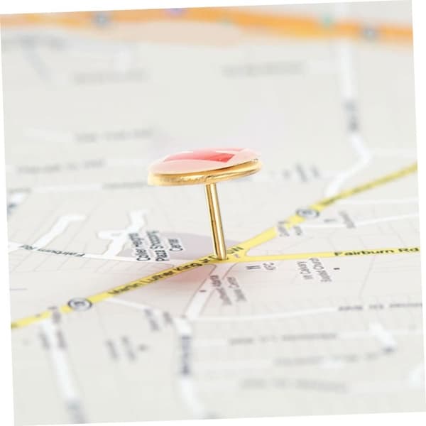 Map Tacks Karta Push Pin Emalj Häftstift