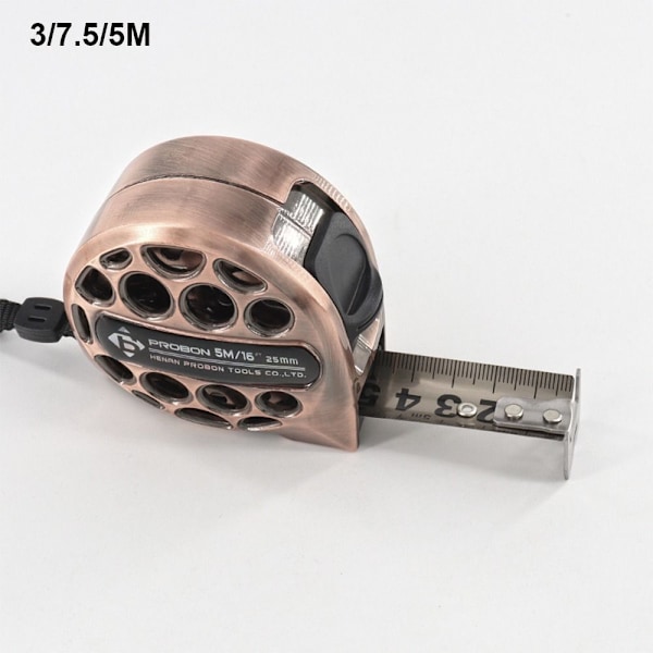 3m/5m/7,5m Mittanauha Metric Teräs Viivain PRONSSI 3M 16MM Bronze 3m 16mm