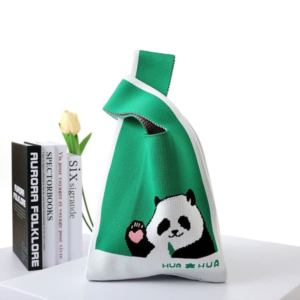 Handvävd väska Ullstickning Axelväskor 1 1 1