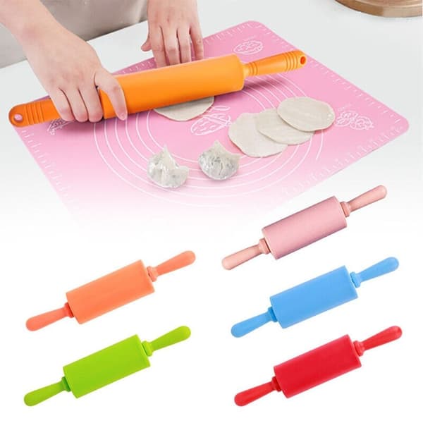 Roller Kavel Mjöl Stick BLÅ Blue