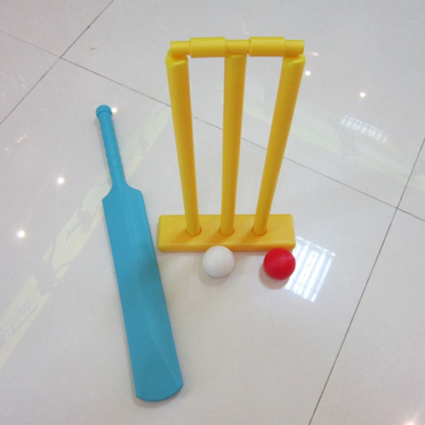 Kids Cricket Set Croquet Paddles Hard Board