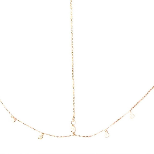 Hodekjede Boho Hodeplagg GULL gold