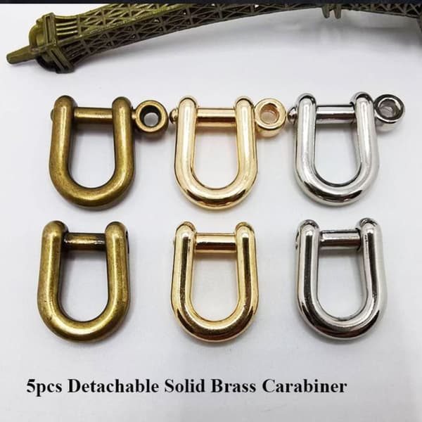 5 st Karbinhake D Bow Staples 6 6 6